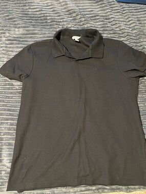 Calvin Klein Black Short-Sleeve Polo